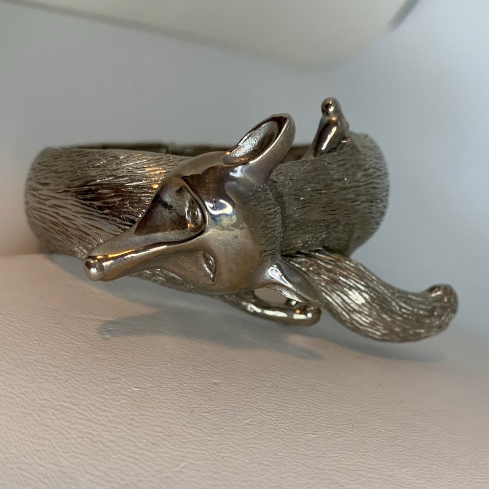 Castlecliff Fox Hinged Cuff Bracelet - image 1